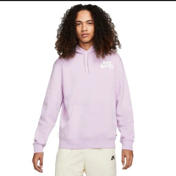 Nike Other - Nike SB Icon Hoodie Mens Size XS Light Purple Lilac Sweatshirt Skater Pullover